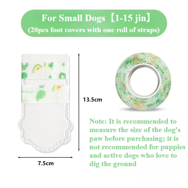 CN Zhejiang Disposable Pet Shoe Covers Waterproof Non Slip