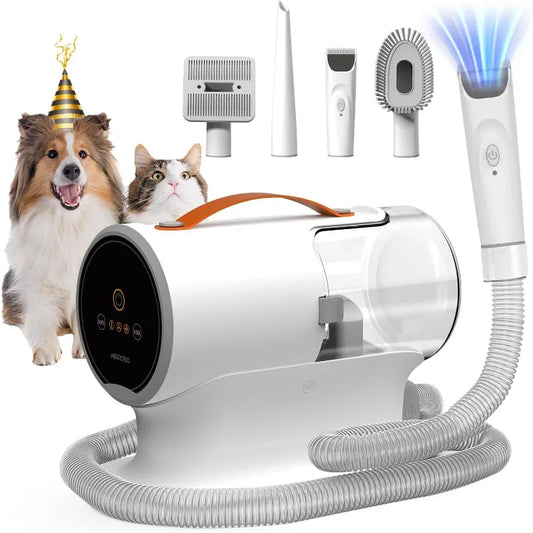 Alma's Pet Supplies Dog Grooming Vacuum 12000Pa Suction Kit