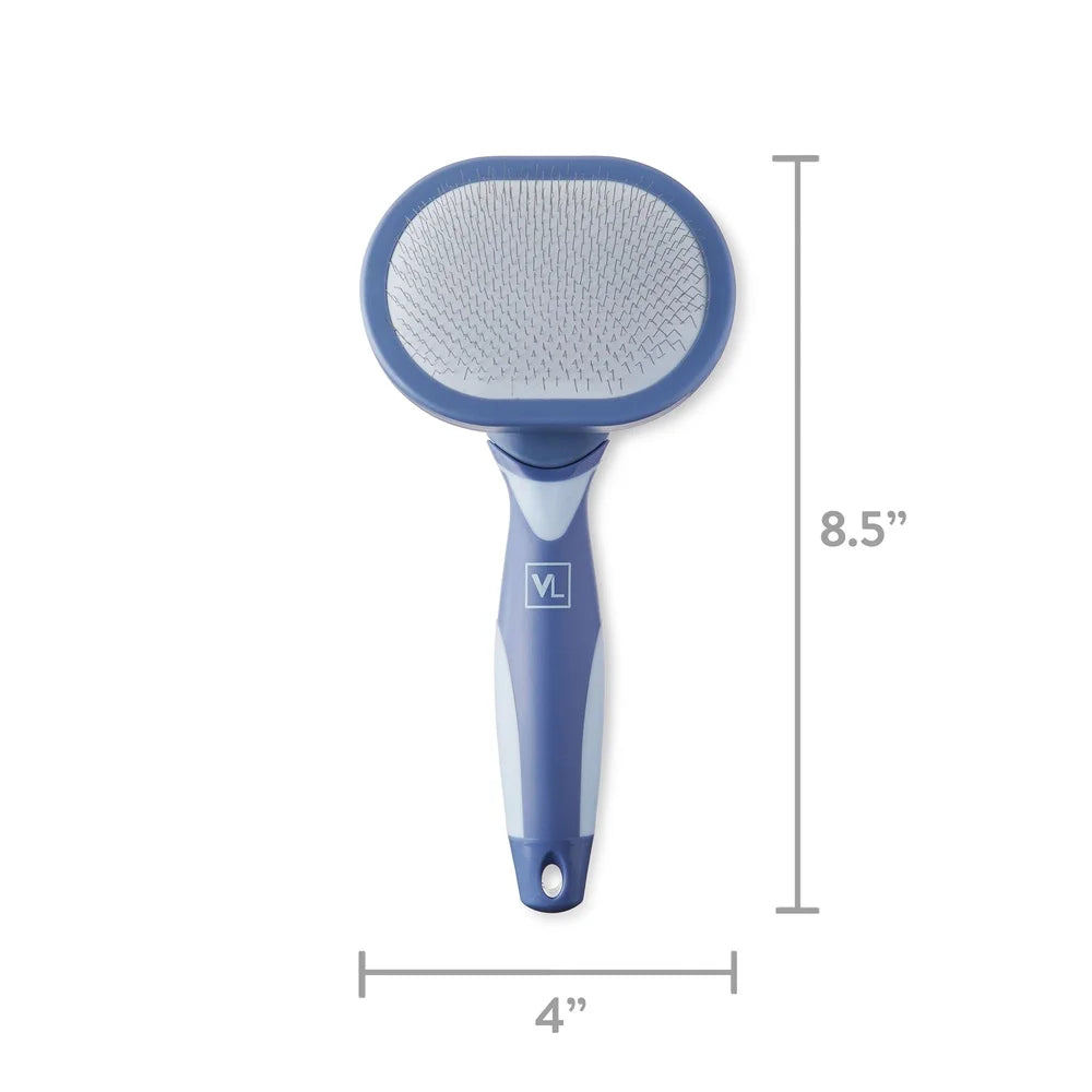 Alma's Pet Supplies Slicker Brush With Built In Clean Comb