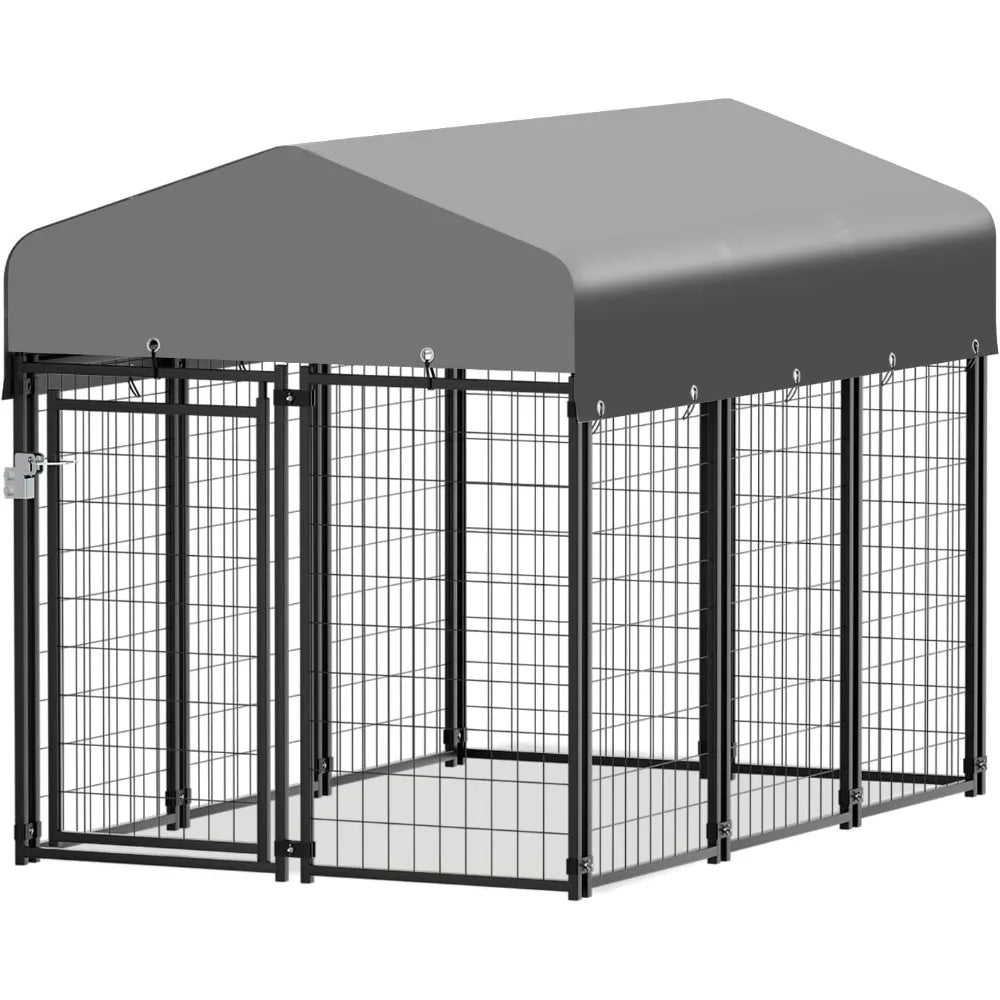 Hign-concerned Outdoor Dog Kennel With Waterproof Cover