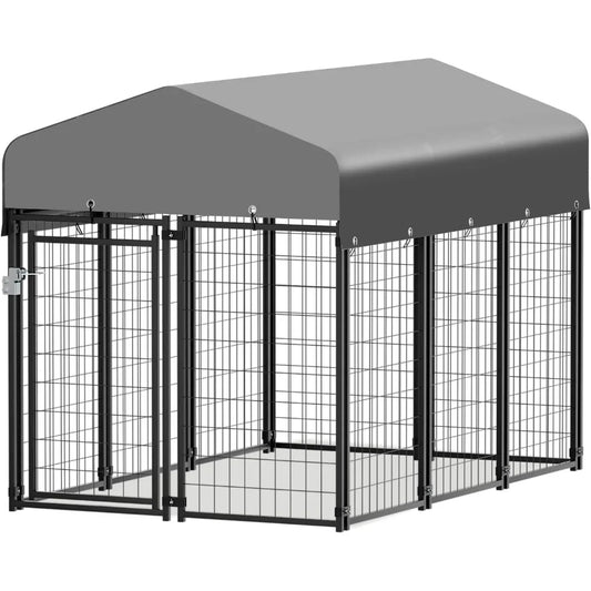 Hign-concerned Outdoor Dog Kennel With Waterproof Cover