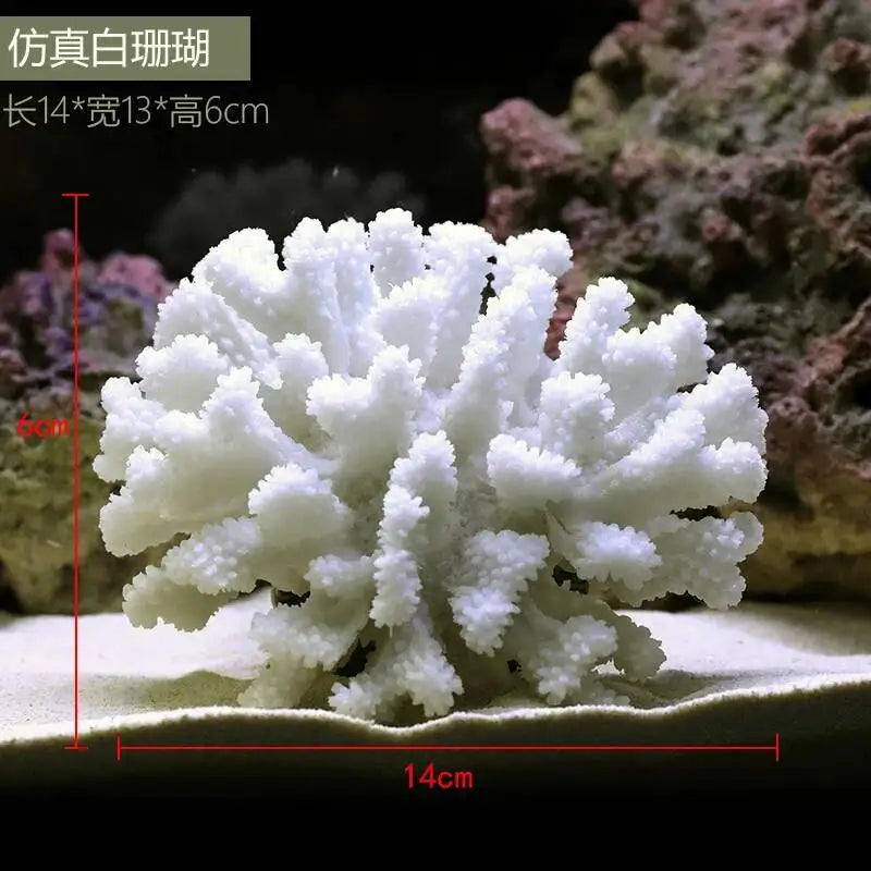 Hign-concerned Simulated Coral Aquarium Decoration Resin Landscape