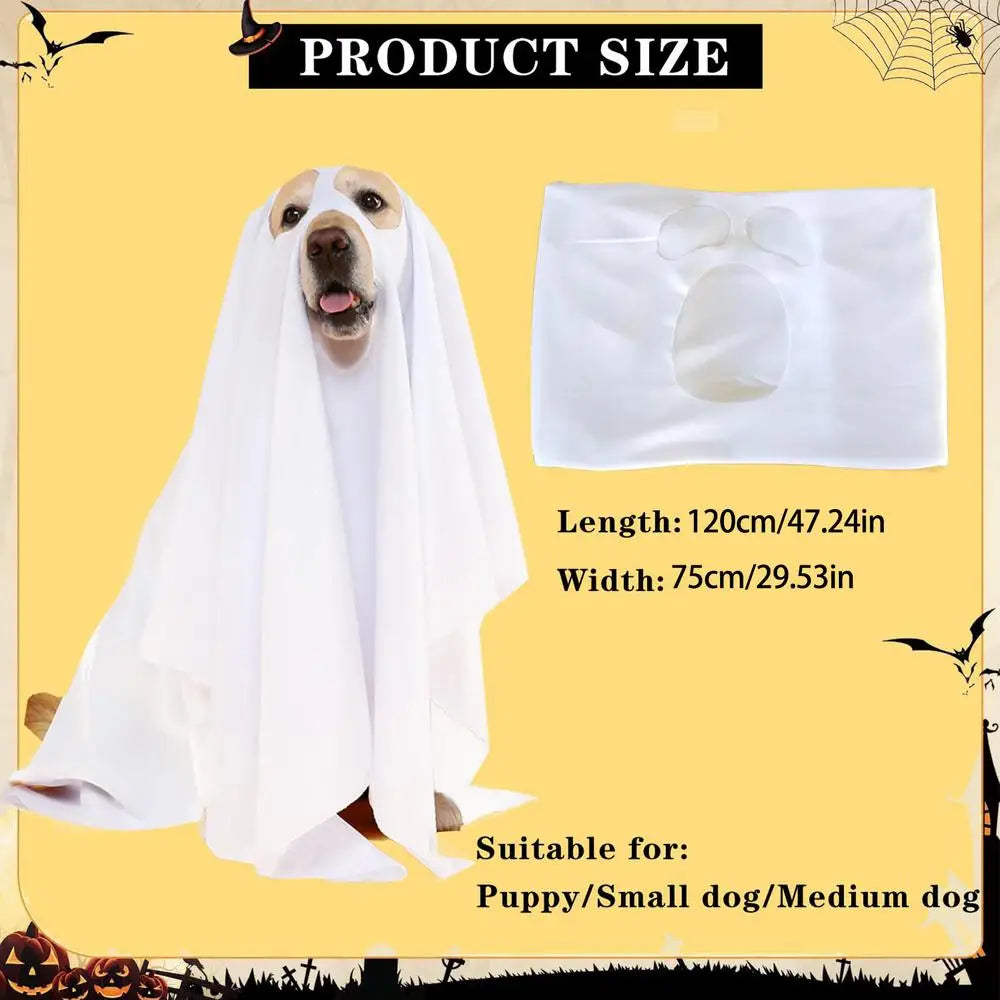Choice Dog Ghost Costume Halloween Cosplay For Pets Today