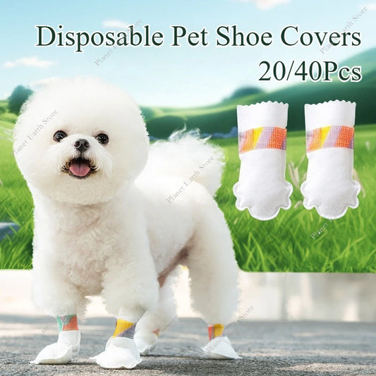 CN Zhejiang Disposable Pet Shoe Covers Waterproof Non Slip
