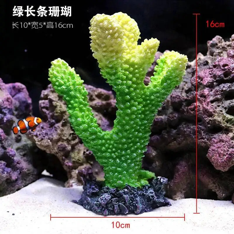 Hign-concerned Simulated Coral Aquarium Decoration Resin Landscape