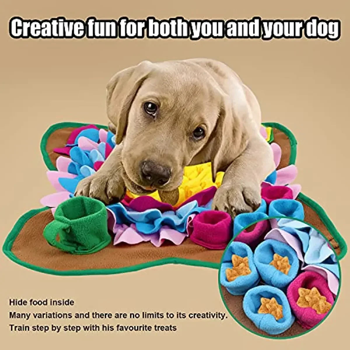Hign-concerned Snuffle Mat For Dogs Nose Work Slow Feeding