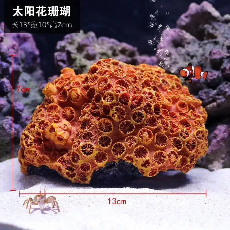 Hign-concerned Simulated Coral Aquarium Decoration Resin Landscape