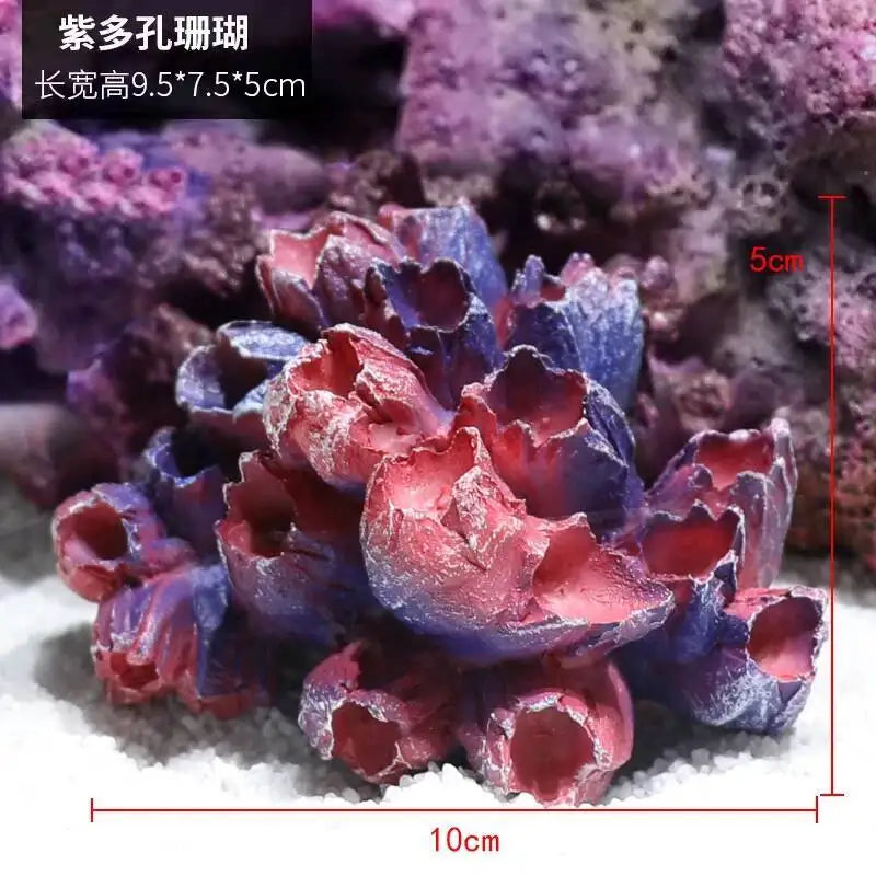 Hign-concerned Simulated Coral Aquarium Decoration Resin Landscape