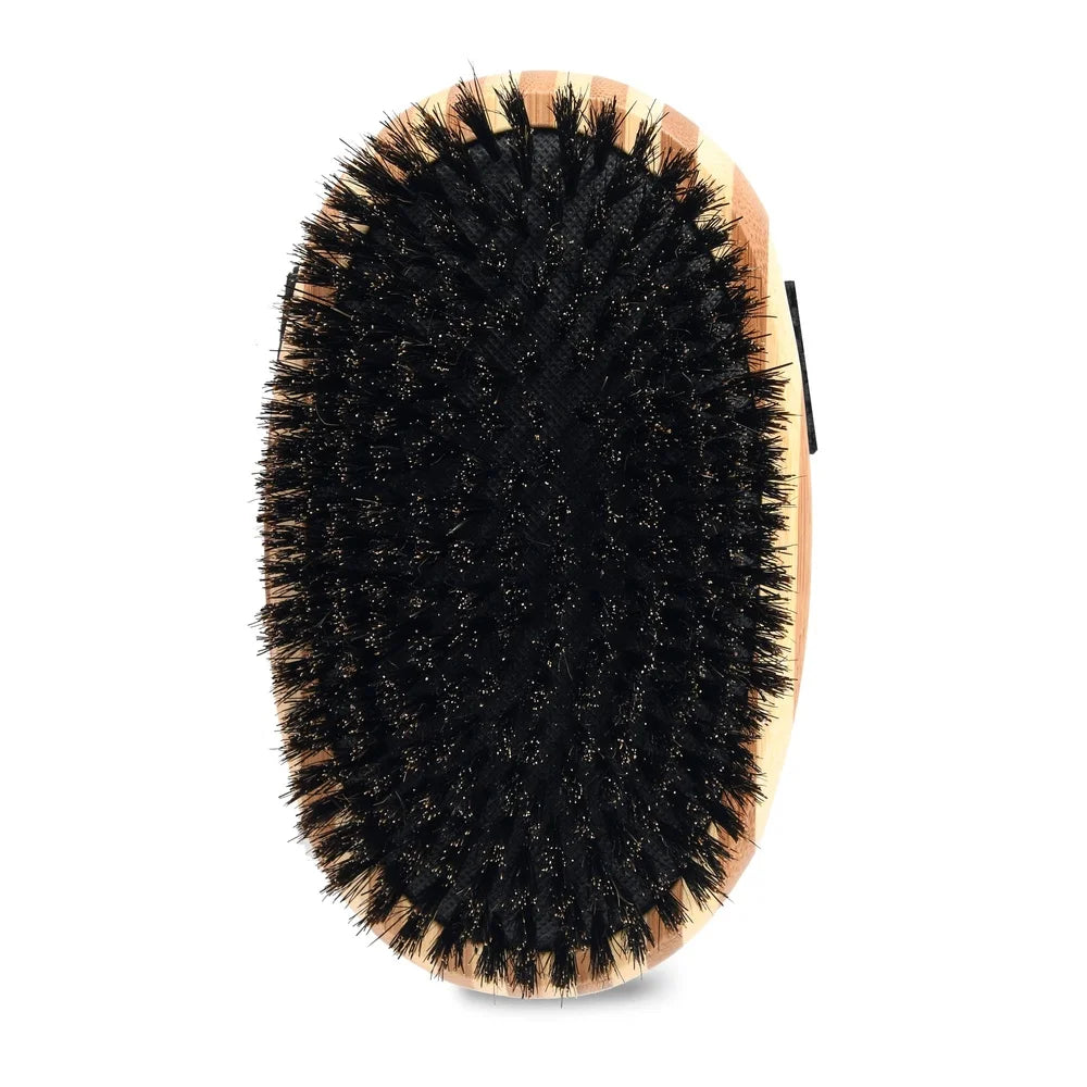 DUTRIEUX Bamboo Palm Pet Brush Natural Bristles For Coat
