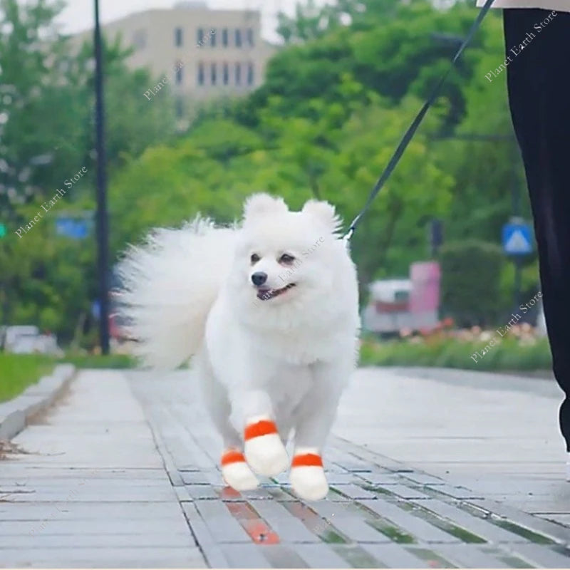 CN Zhejiang Disposable Pet Shoe Covers Waterproof Non Slip