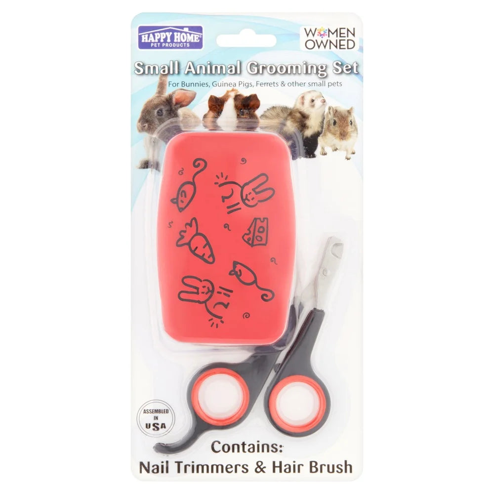 Dutrieux Small Animal Grooming Set Nail Clippers Brush Kit