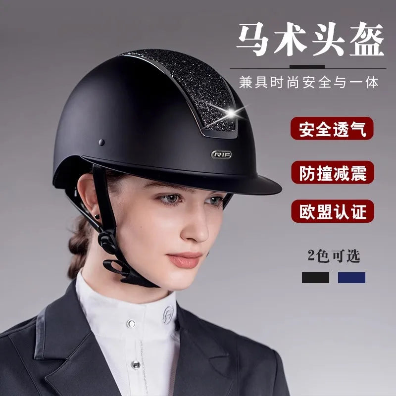 Baslong Equestrian Helmet Breathable Adjustable Riding Safety Gear