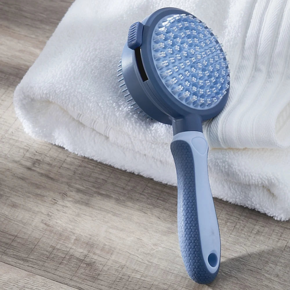 Alma's Pet Supplies Dog Retractable Pin Brush Dual Sided