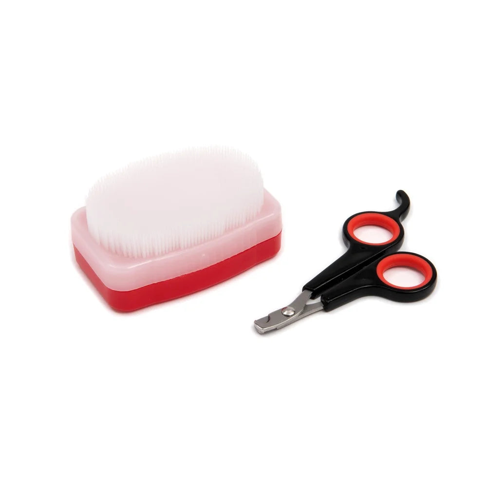 Dutrieux Small Animal Grooming Set Nail Clippers Brush Kit