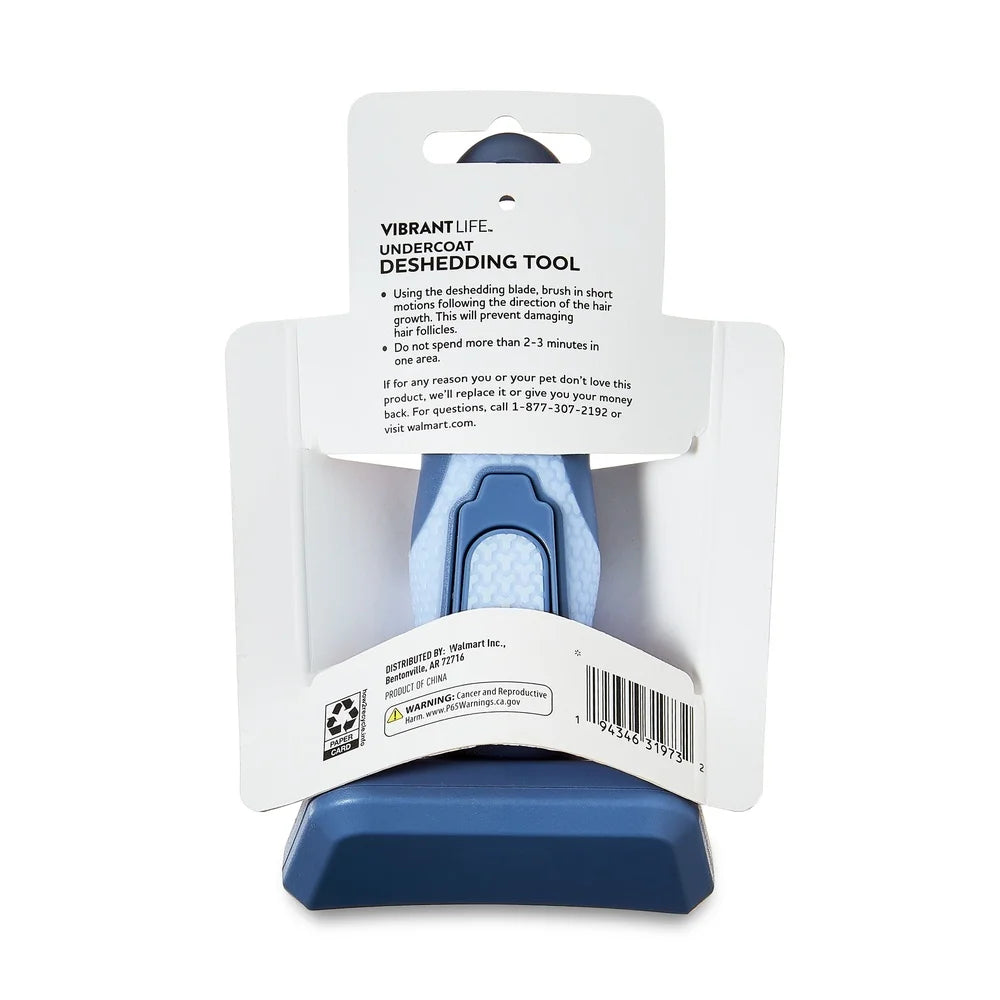 Alma's Pet Supplies Deshedding Tool Non Slip Handle Dogs