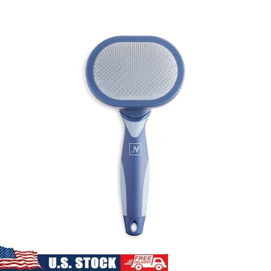 Alma's Pet Supplies Slicker Brush With Built In Clean Comb