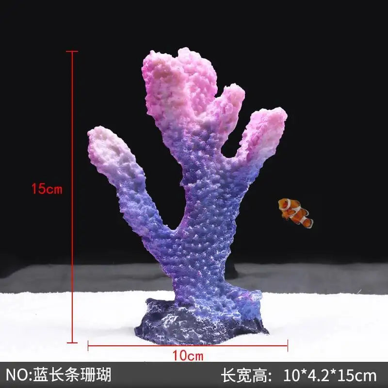 Hign-concerned Simulated Coral Aquarium Decoration Resin Landscape