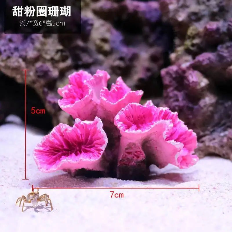 Hign-concerned Simulated Coral Aquarium Decoration Resin Landscape