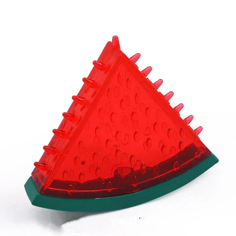Hign-concerned Pet Cooling Chew Toy Watermelon Fruit Shape