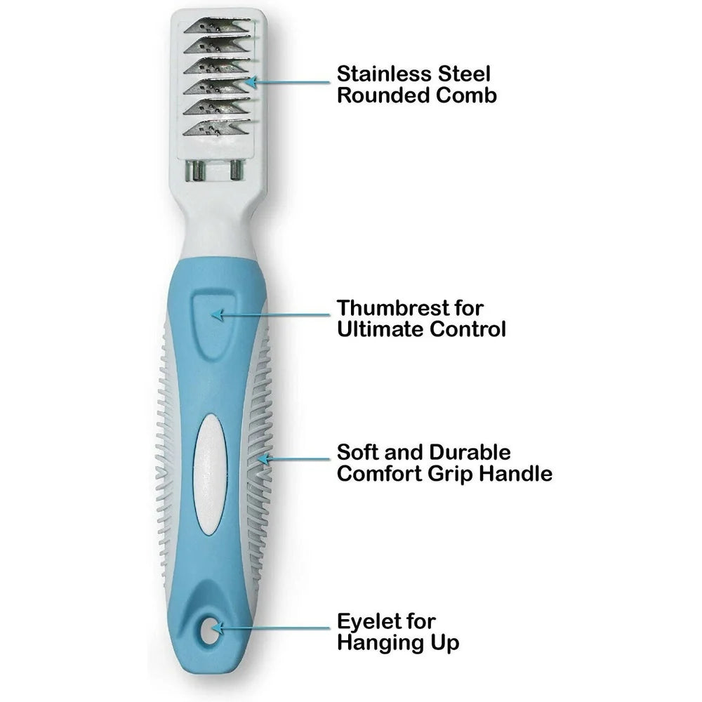Alma's Pet Supplies Dematting Tool For Cats And Dogs