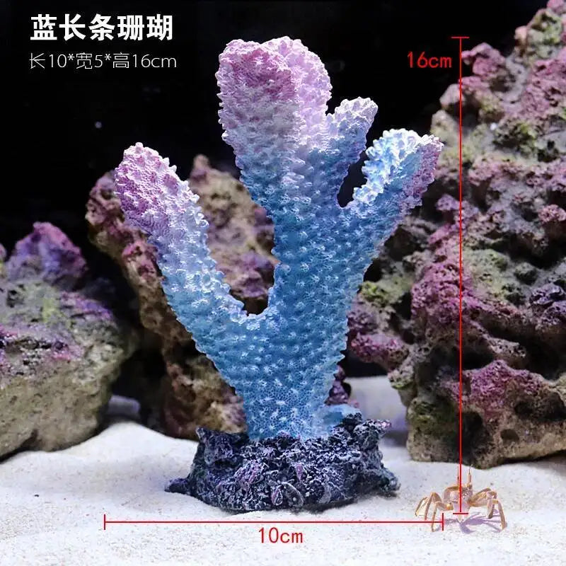 Hign-concerned Simulated Coral Aquarium Decoration Resin Landscape