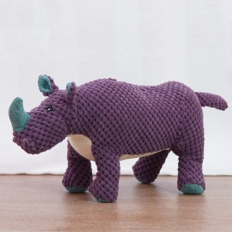 Hign-concerned Squeaky Dog Toys Lion Dino Plush For Dogs