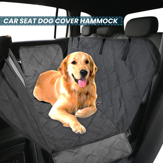 XUKEY Dog Rear Seat Cover Waterproof Car Travel Hammock