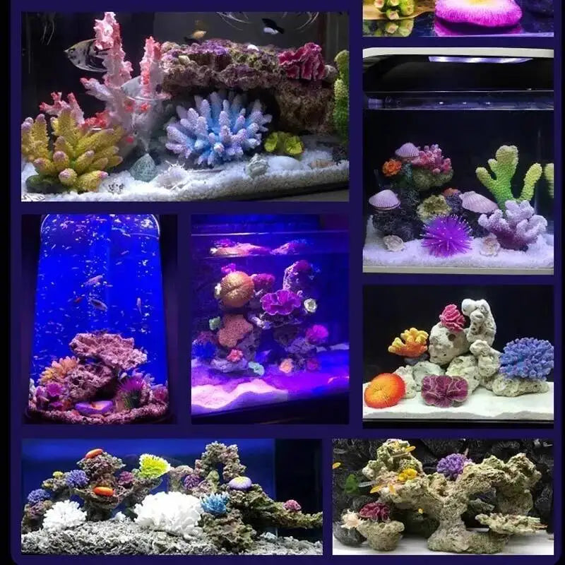 Hign-concerned Simulated Coral Aquarium Decoration Resin Landscape