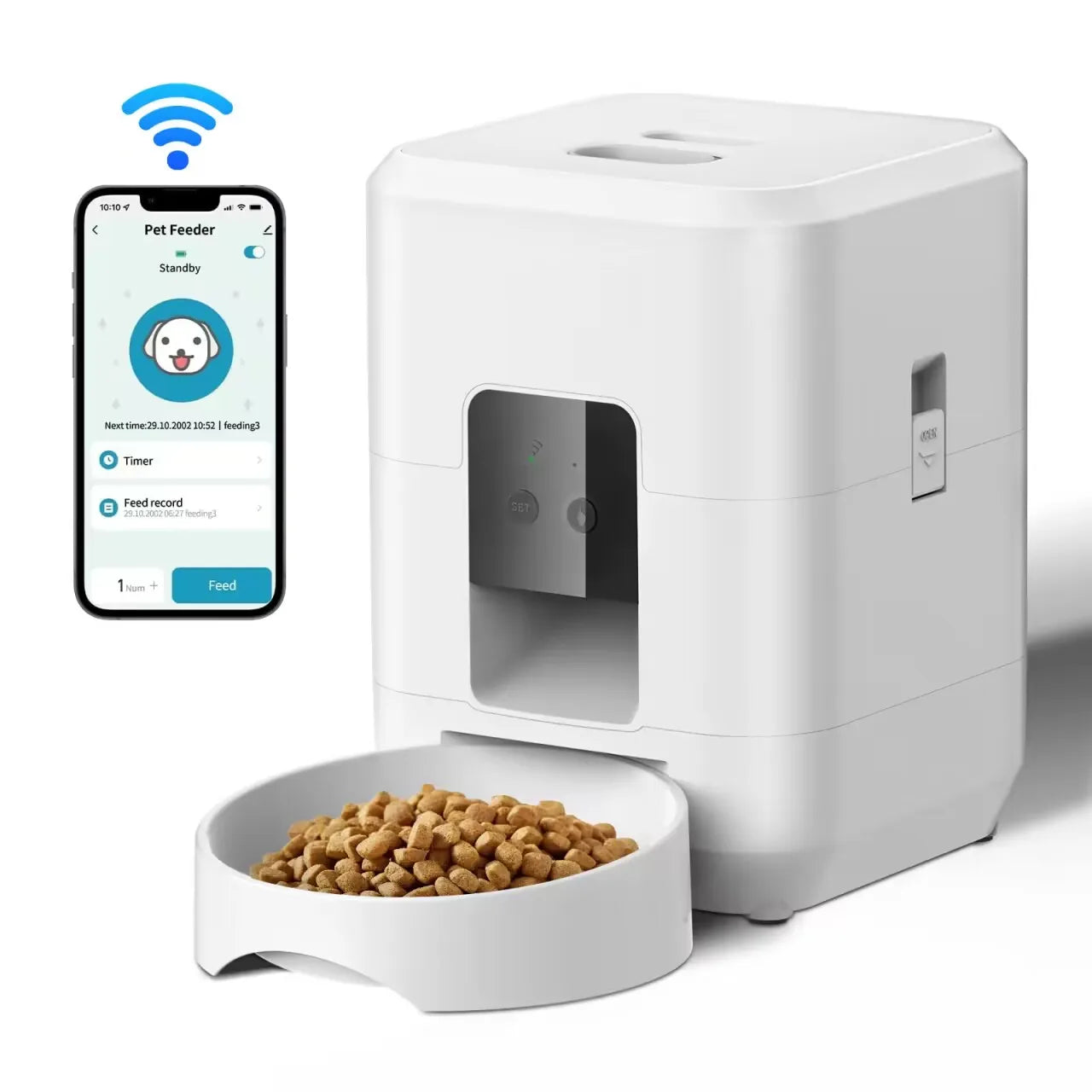 ZYfeeder Smart Pet Feeder Automatic Cat and Dog Food Dispenser