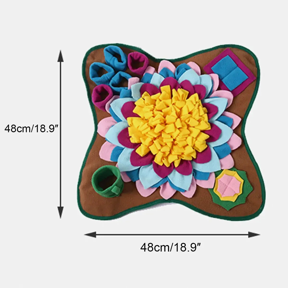 Hign-concerned Snuffle Mat For Dogs Nose Work Slow Feeding