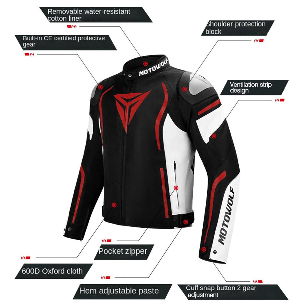 Guangdong Hign Concerned Motorcycle Winter Riding Jacket