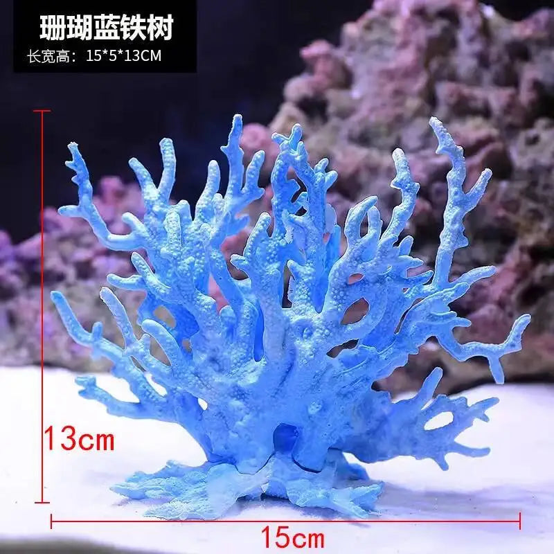 Hign-concerned Simulated Coral Aquarium Decoration Resin Landscape