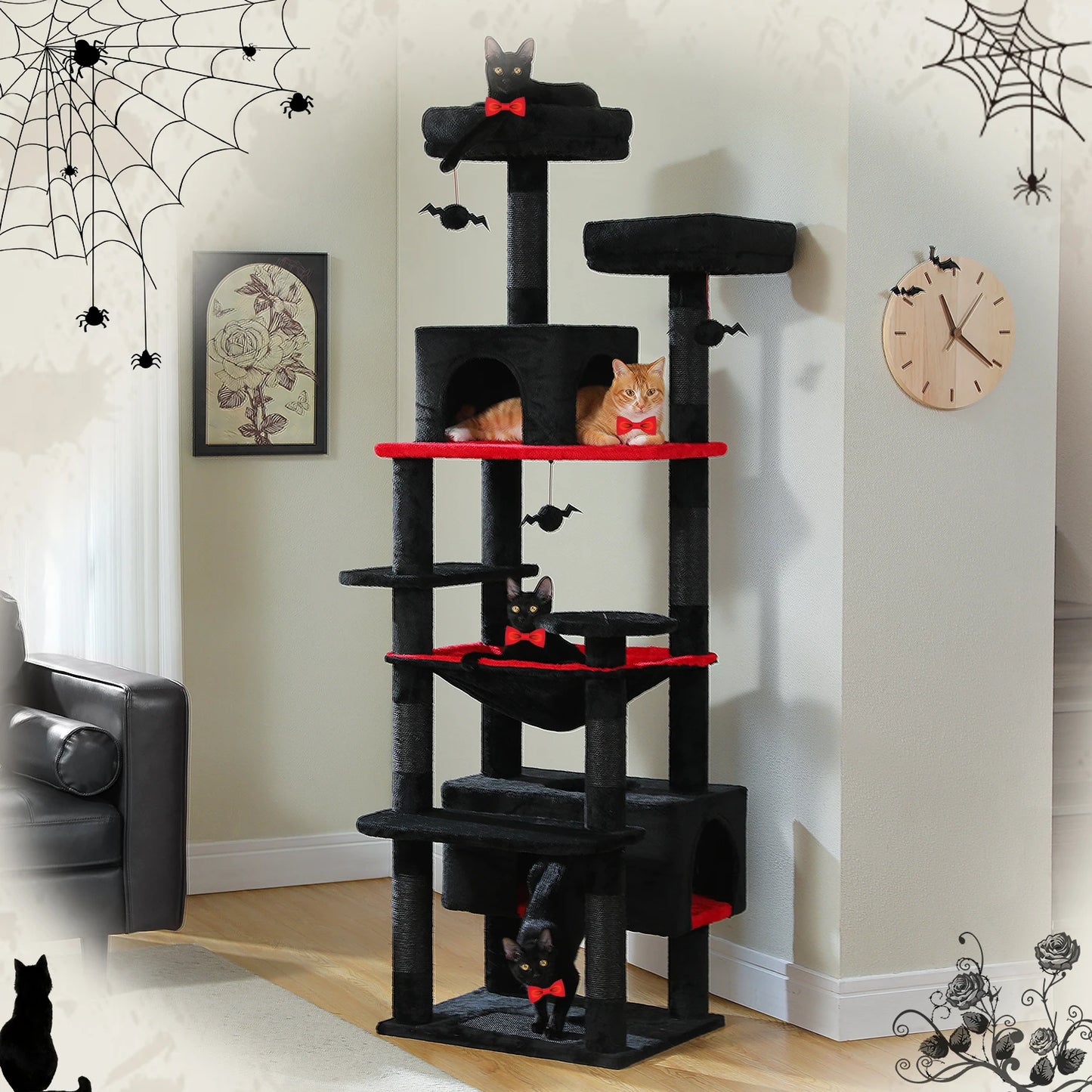 PAWZ Road Cat Tree Tower Indoor Cats With Sisal Posts