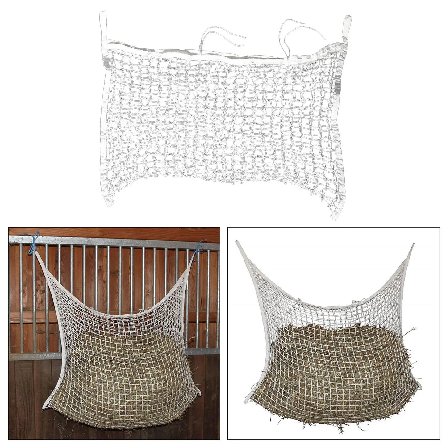Hign-concerned Slow Feed Horse Hay Bag Mesh Net For Stalls