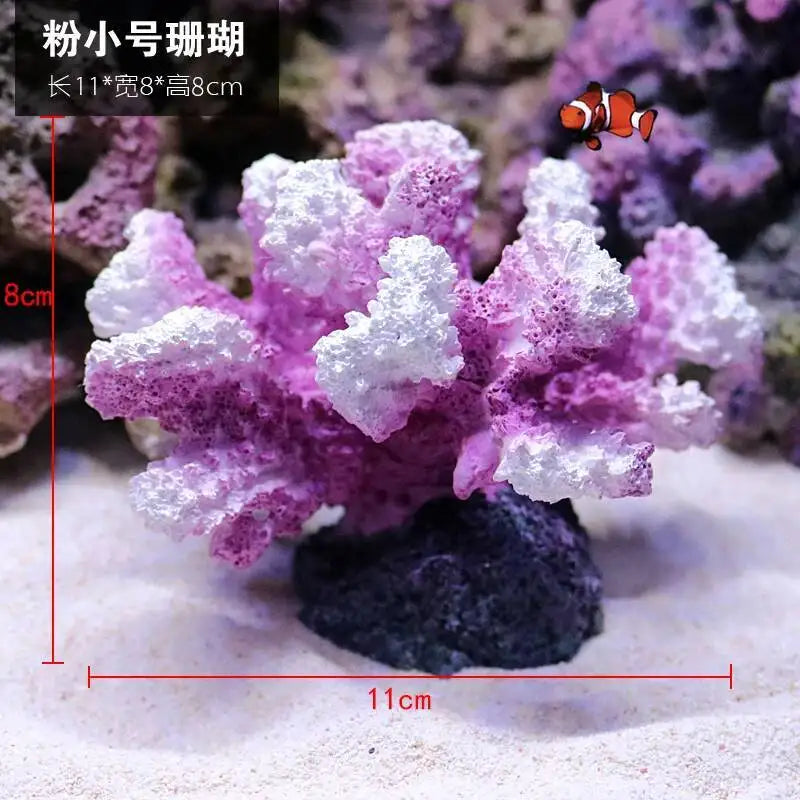 Hign-concerned Simulated Coral Aquarium Decoration Resin Landscape