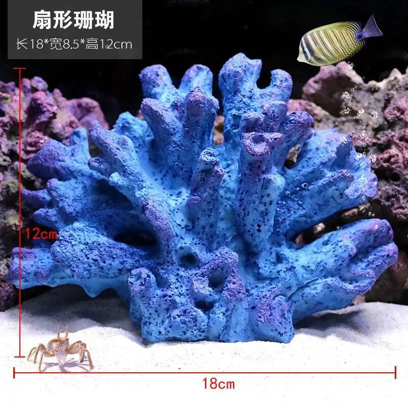 Hign-concerned Simulated Coral Aquarium Decoration Resin Landscape